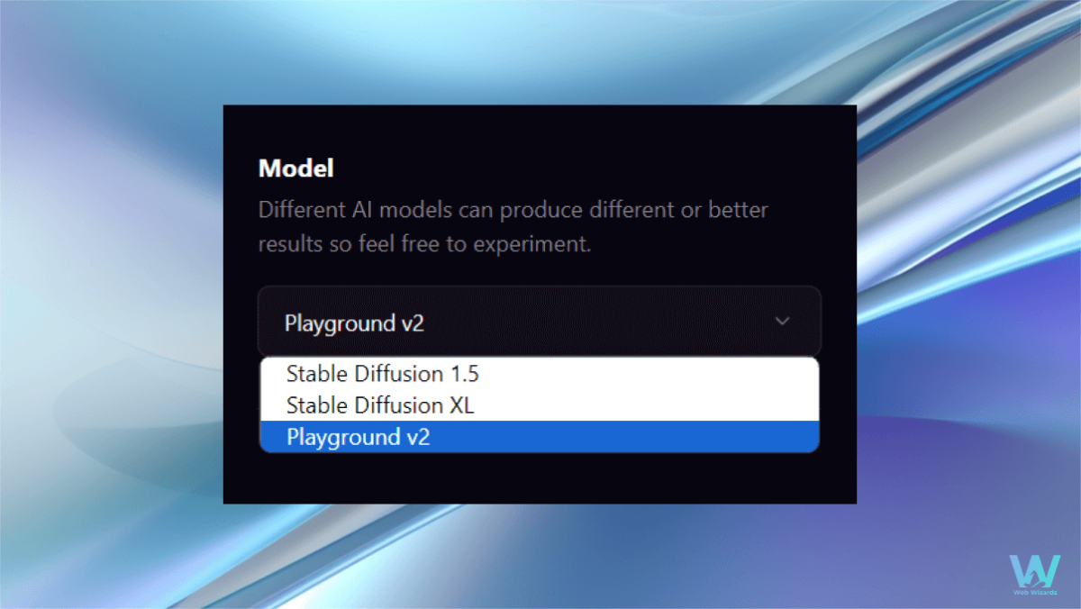 Playground AI - модели за генериране